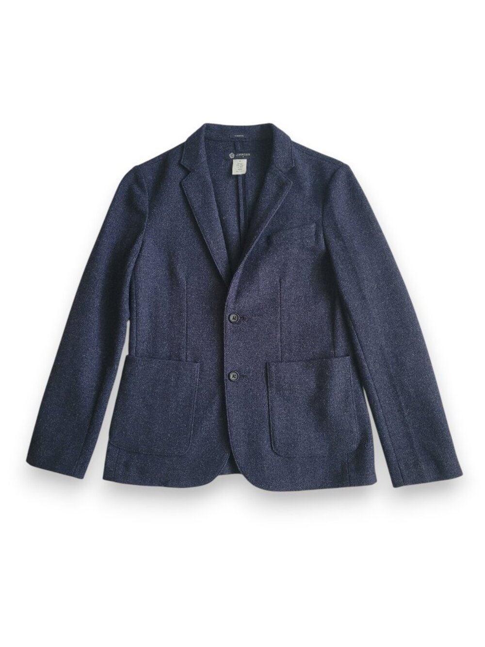 J.Crew Crewcuts Thompson Blazer Navy Wool Blend Boys Size 12 EUC